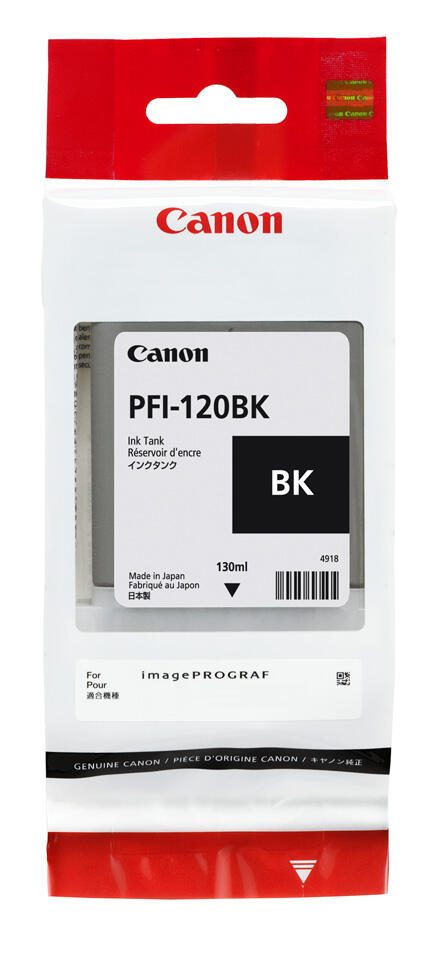 Canon Original PFI-120BK Druckerpatrone - schwarz 130ml