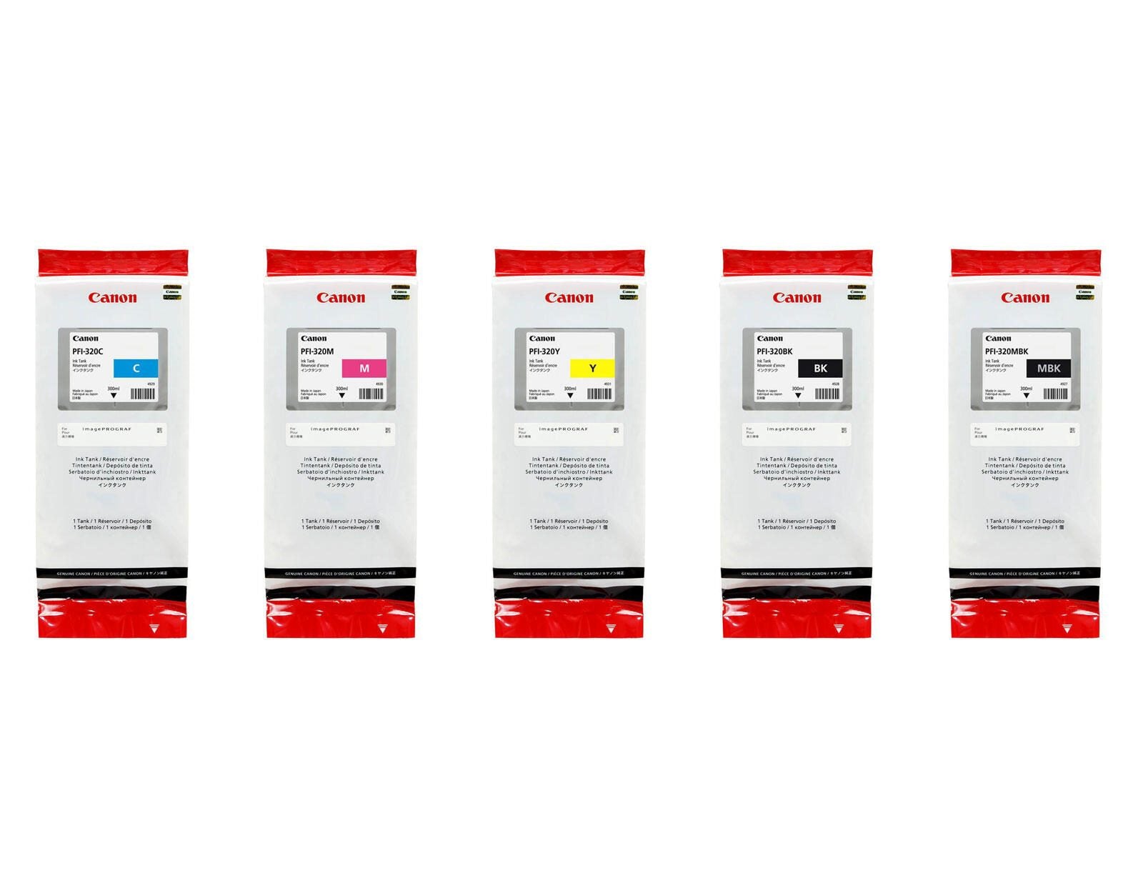 Canon Original PFI-320 Druckerpatronen - 5er Multipack