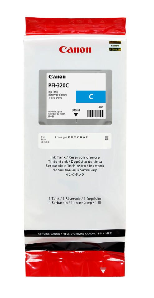 Canon Original PFI-320C Druckerpatrone - cyan (2891C001)