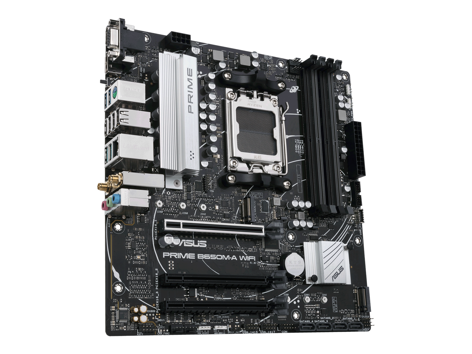 ASUS PRIME B650M-A WIFI Mainboard - AMD B650 - AMD AM5 socket - DDR5 RAM - Micro-ATX