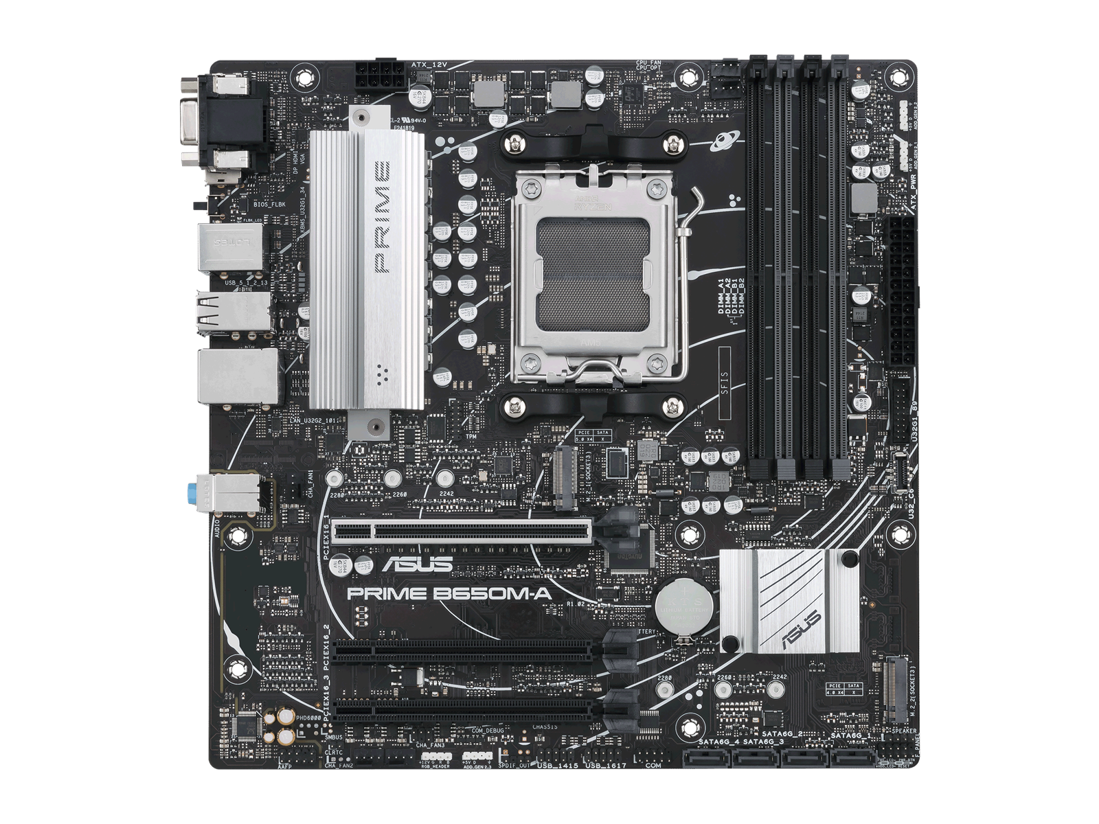 ASUS PRIME B650M-A-CSM Mainboard - AMD B650 - AMD AM5 socket - DDR5 RAM - Micro-ATX