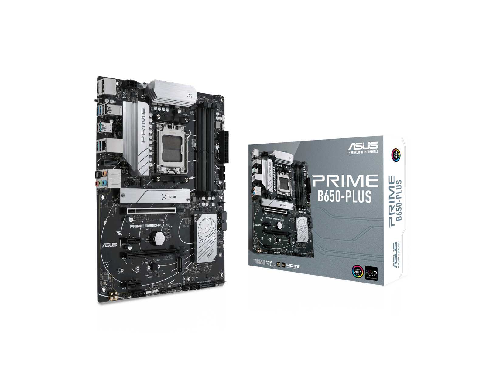 ASUS PRIME B650-PLUS Mainboard - AMD B650 - AMD AM5 socket - DDR5 RAM - ATX
