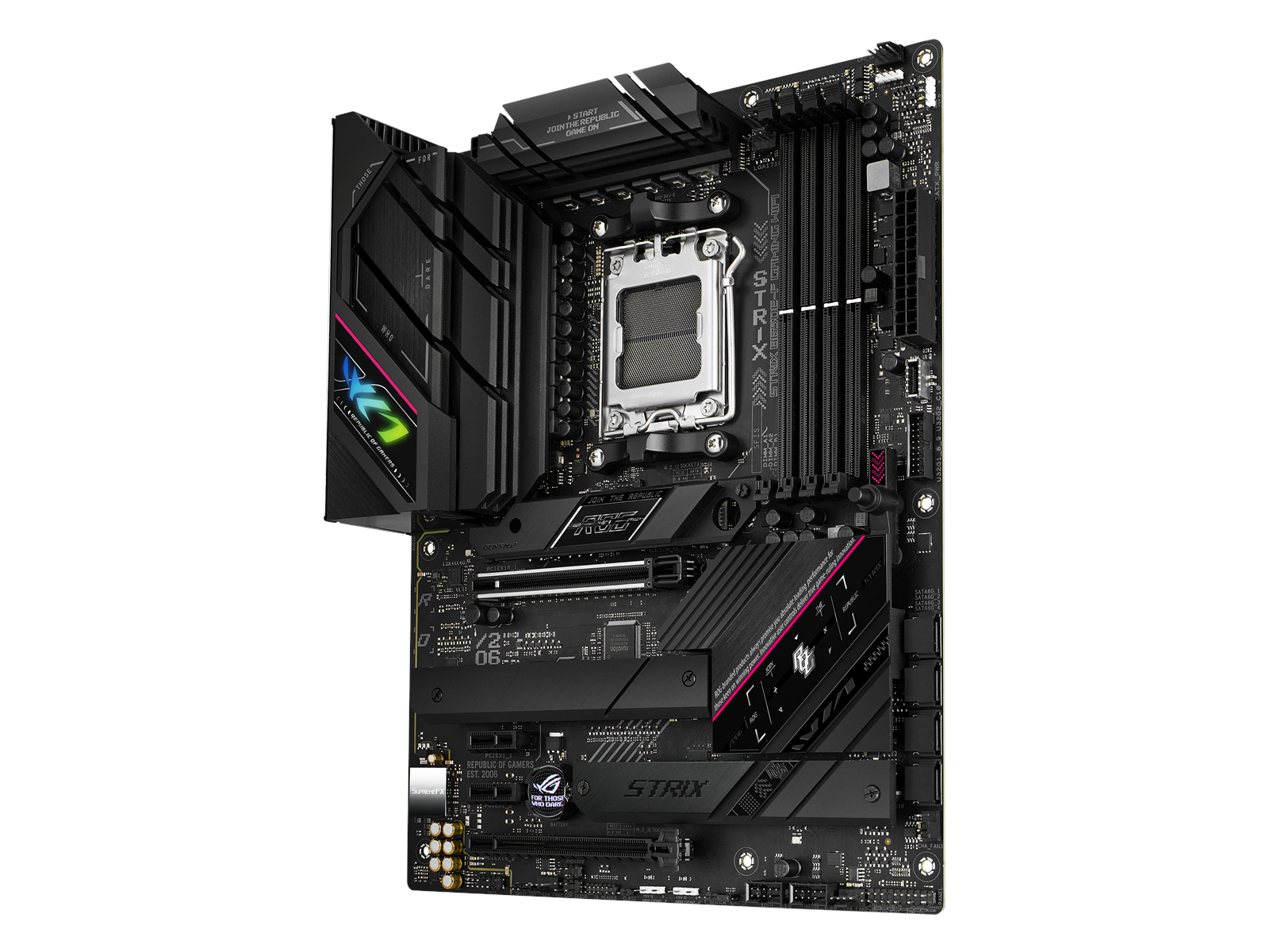 ASUS ROG STRIX B650E-F GAMING WIFI Mainboard - AMD B650 - AMD AM5 socket - DDR5 RAM - ATX