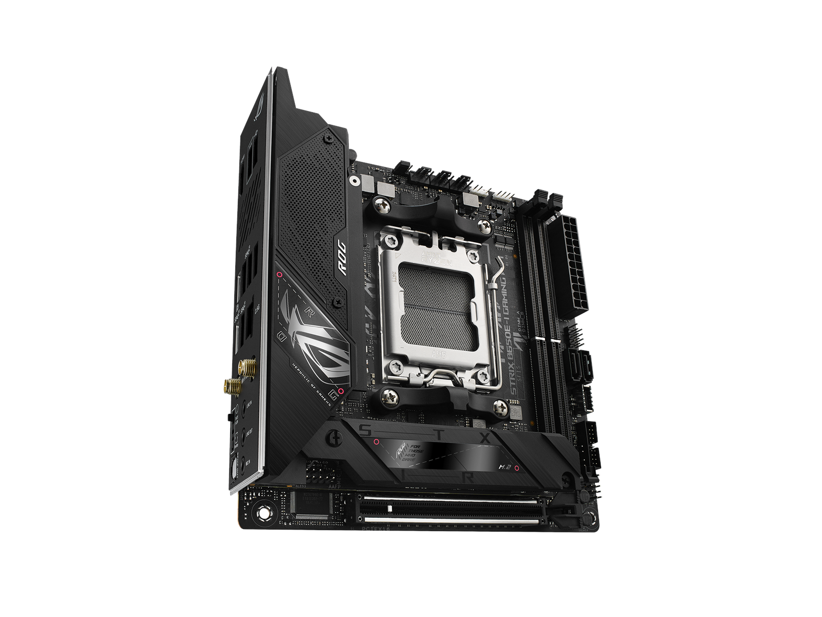 ASUS ROG STRIX B650E-I GAMING WIFI Mainboard - AMD B650 - AMD AM5 socket - DDR5 RAM - Mini-ITX