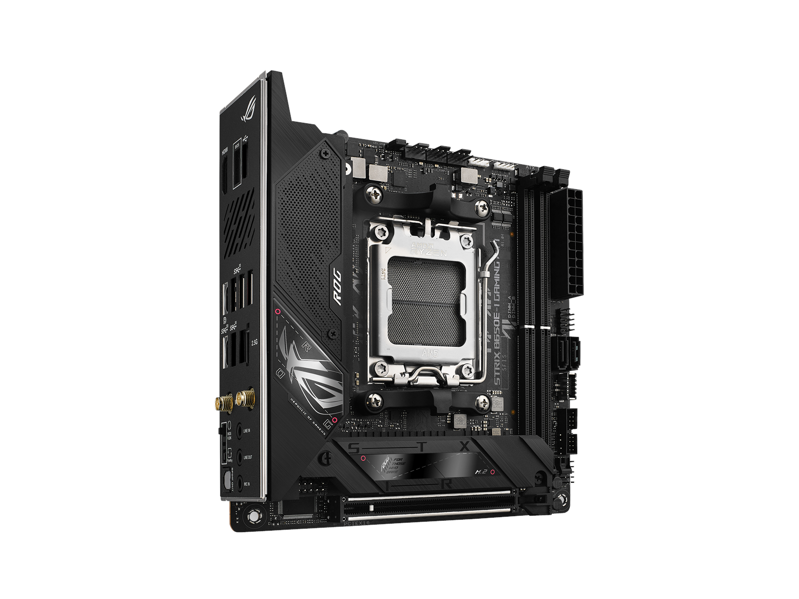 ASUS ROG STRIX B650E-I GAMING WIFI Mainboard - AMD B650 - AMD AM5 socket - DDR5 RAM - Mini-ITX