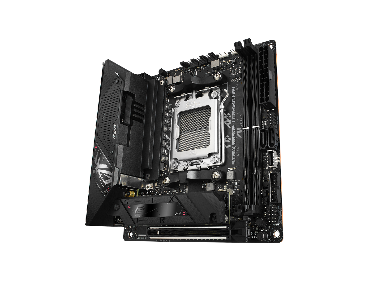 ASUS ROG STRIX B650E-I GAMING WIFI Mainboard - AMD B650 - AMD AM5 socket - DDR5 RAM - Mini-ITX