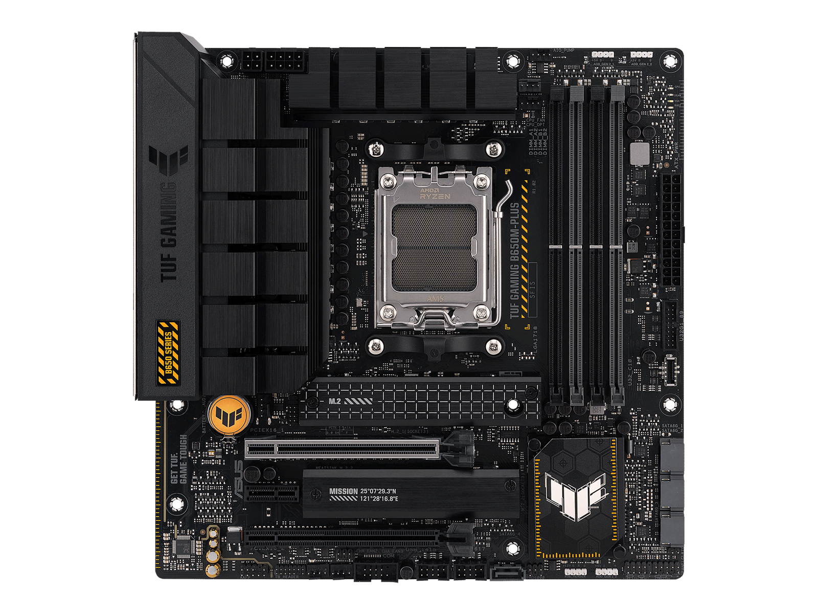 ASUS TUF GAMING B650M-PLUS Mainboard - AMD B650 - AMD AM5 socket - DDR5 RAM - Micro-ATX