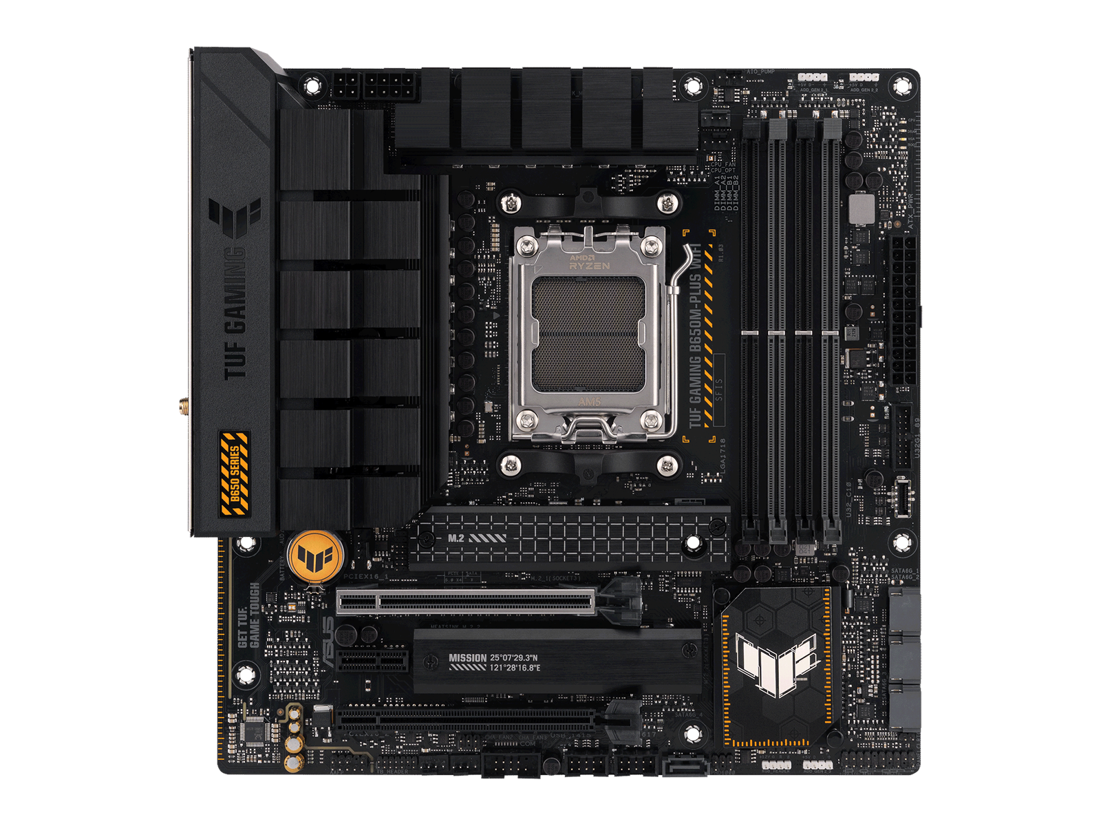 ASUS TUF GAMING B650M-PLUS WIFI Mainboard - AMD B650 - AMD AM5 socket - DDR5 RAM - Micro-ATX