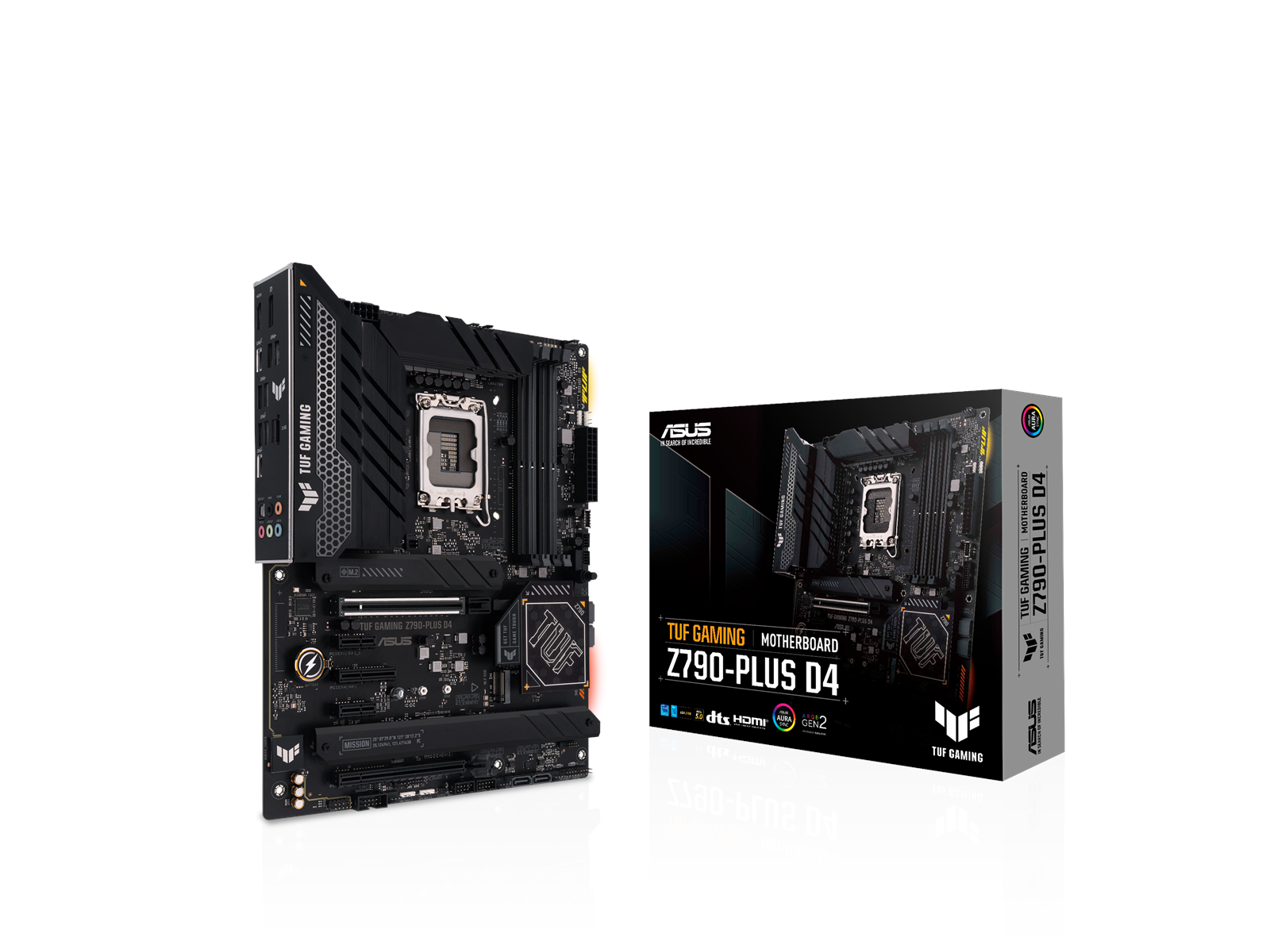 ASUS TUF GAMING Z790-PLUS D4 Mainboard - Intel Z790 - Intel LGA1700 socket - DDR4 RAM - ATX