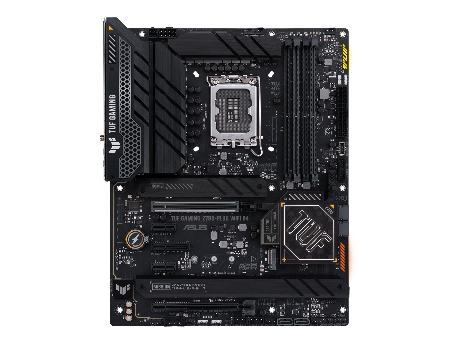 ASUS TUF GAMING Z790-PLUS WIFI D4 Mainboard - Intel Z790 - Intel LGA1700 socket - DDR4 RAM - ATX