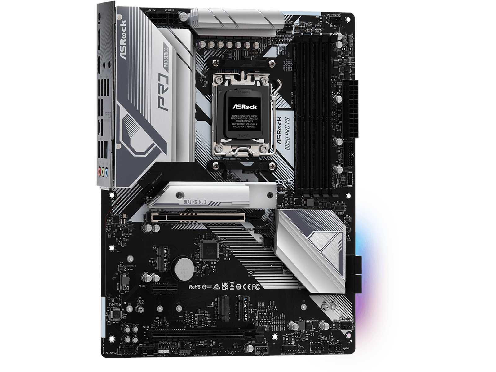 ASRock B650 Pro RS Mainboard - AMD B650 - AMD AM5 socket - DDR5 RAM - ATX