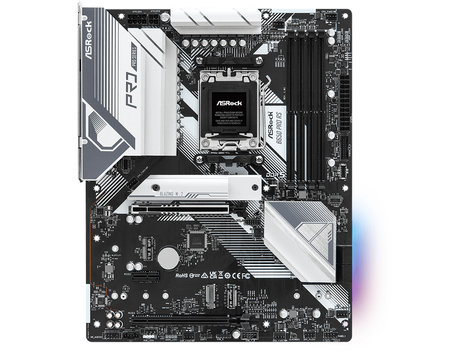ASRock B650 Pro RS Mainboard - AMD B650 - AMD AM5 socket - DDR5 RAM - ATX