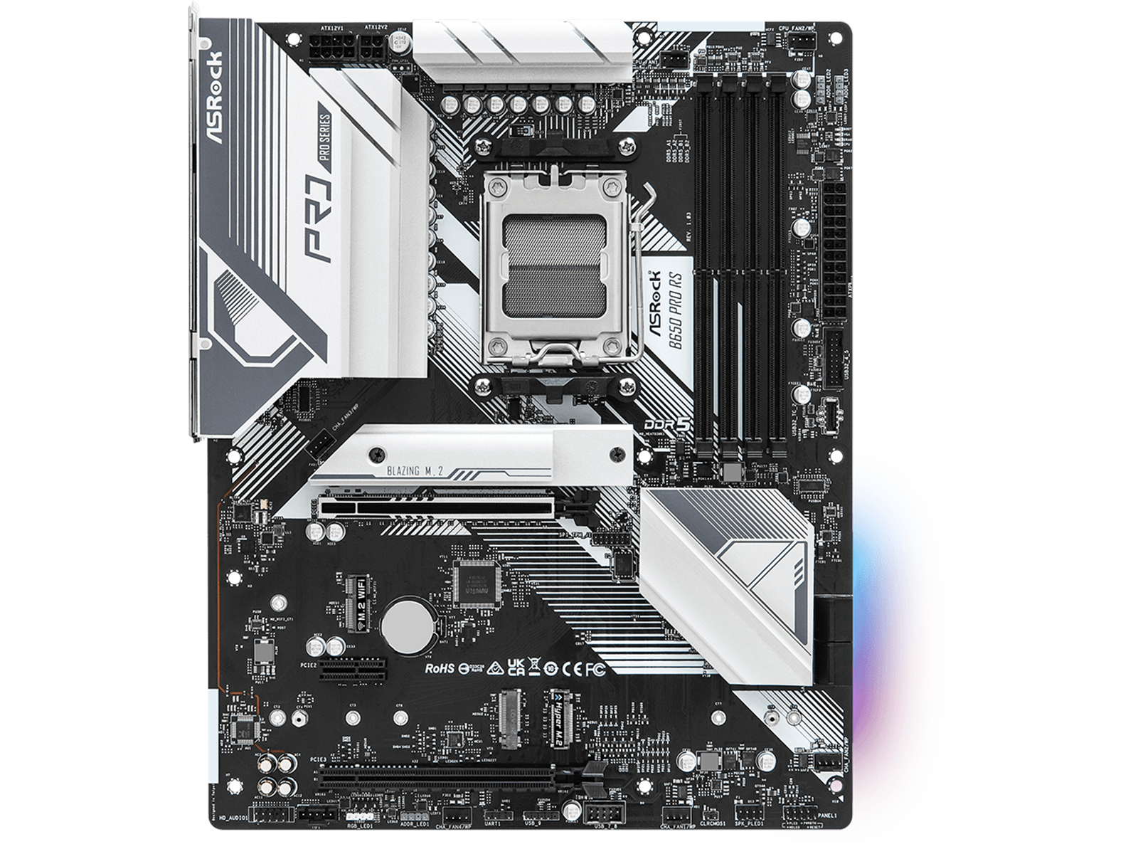 ASRock B650 Pro RS Mainboard - AMD B650 - AMD AM5 socket - DDR5 RAM - ATX