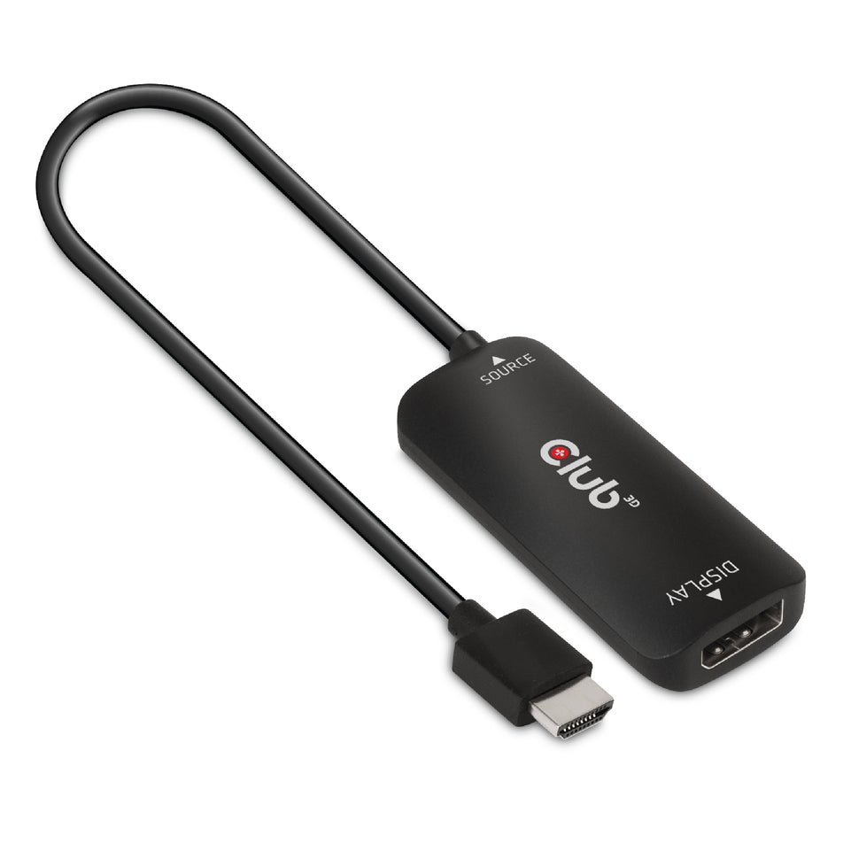 Club3D Adapter HDMI + MicroUSB > DP    4K120Hz aktiv St/Bu retai