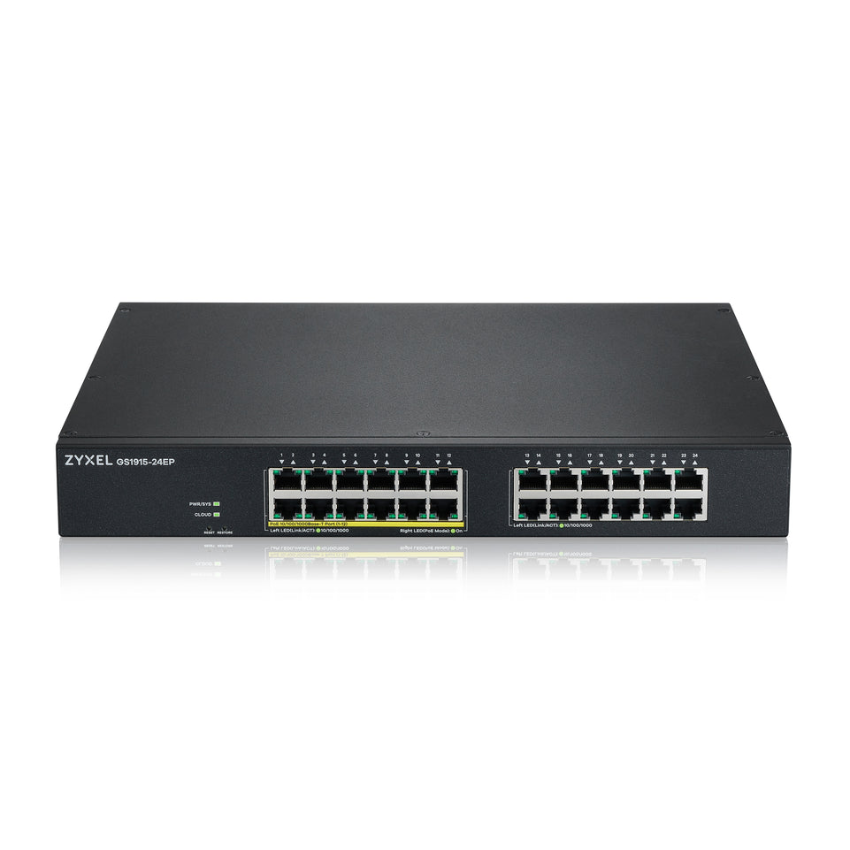 Zyxel GS1915-24EP SmartManaged PoE+ Layer2 NebulaFlex Switch