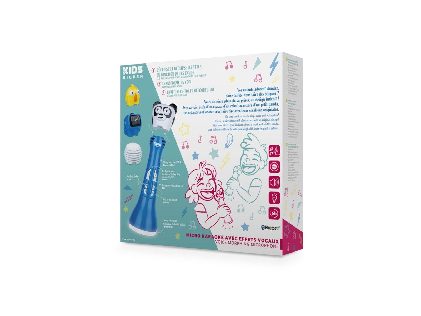 BigBen Interactive Karaoke Microphone with Voice Effects