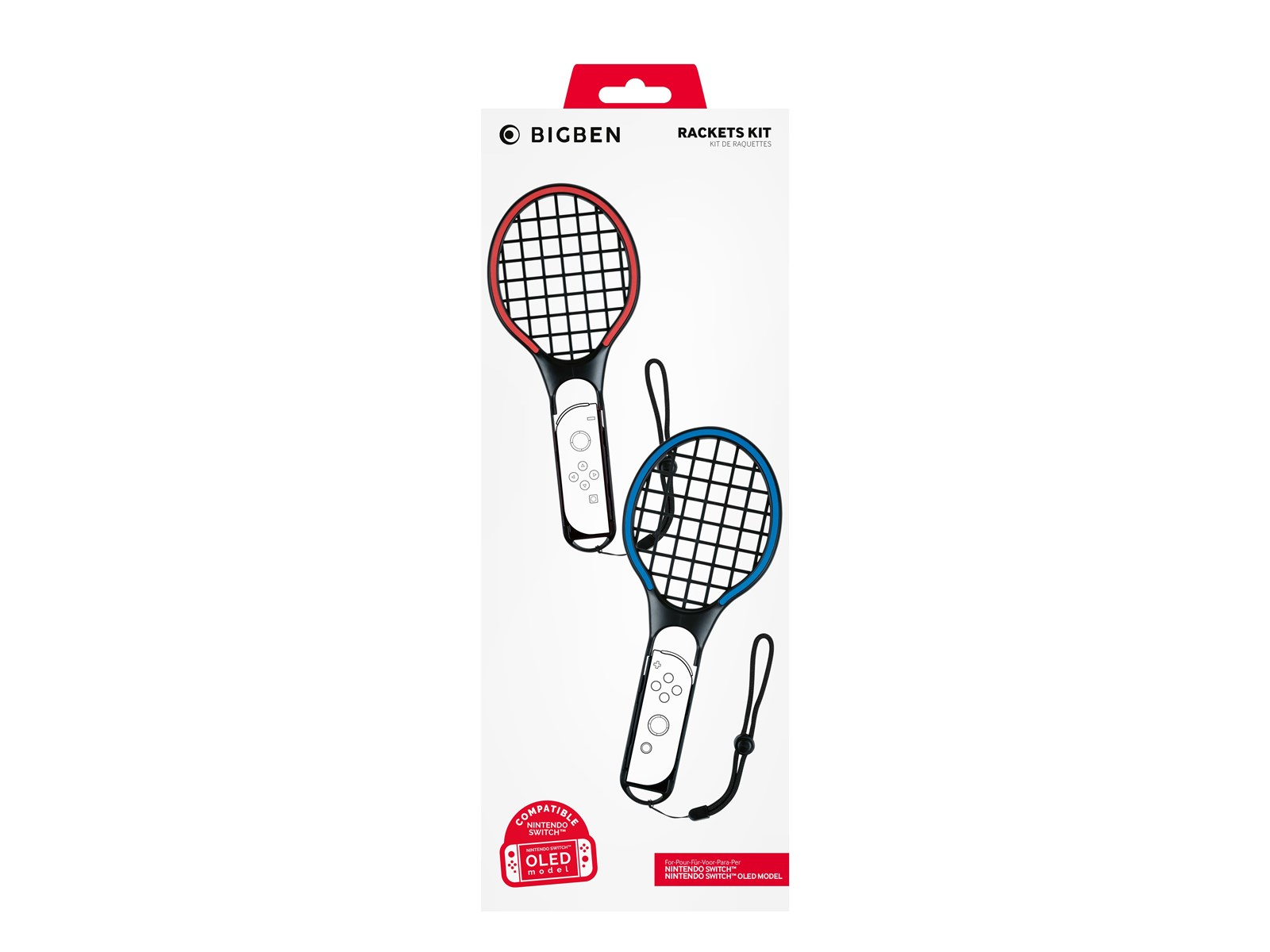 BigBen Interactive 2 Tennisrackets for Joy-Con (Nintendo Switch) - Controller