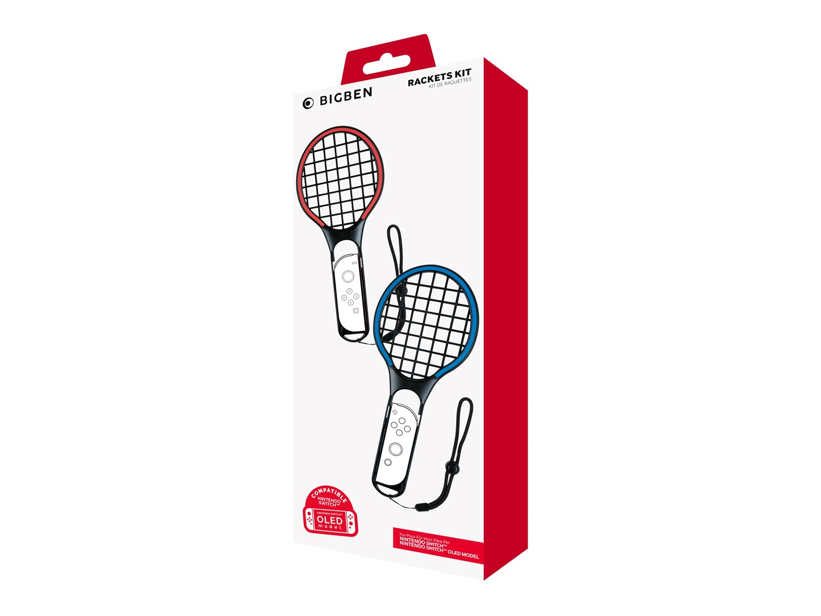 BigBen Interactive 2 Tennisrackets for Joy-Con (Nintendo Switch) - Controller