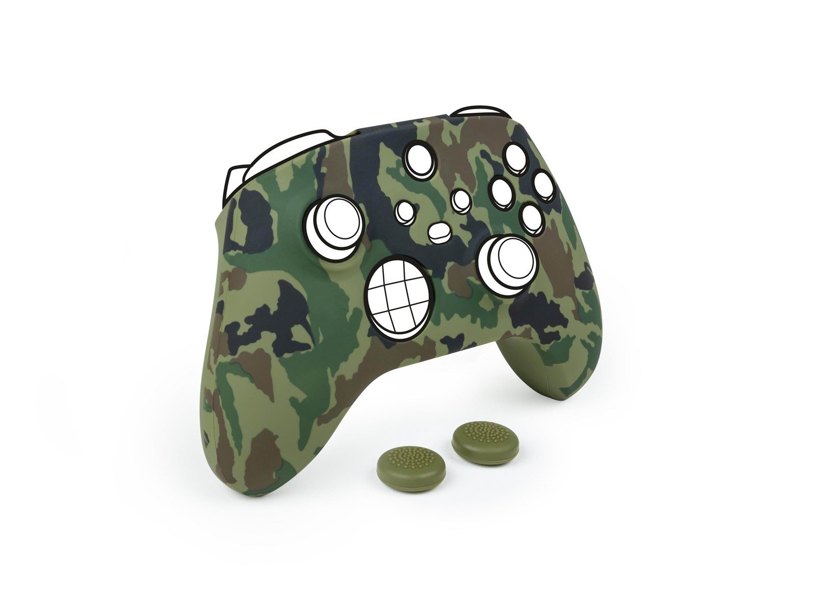 BigBen Interactive Silicon Glove + Thumb Grips For Controller - Camo Green - Miscellaneous Zubehör für Spielkonsole - Microsoft