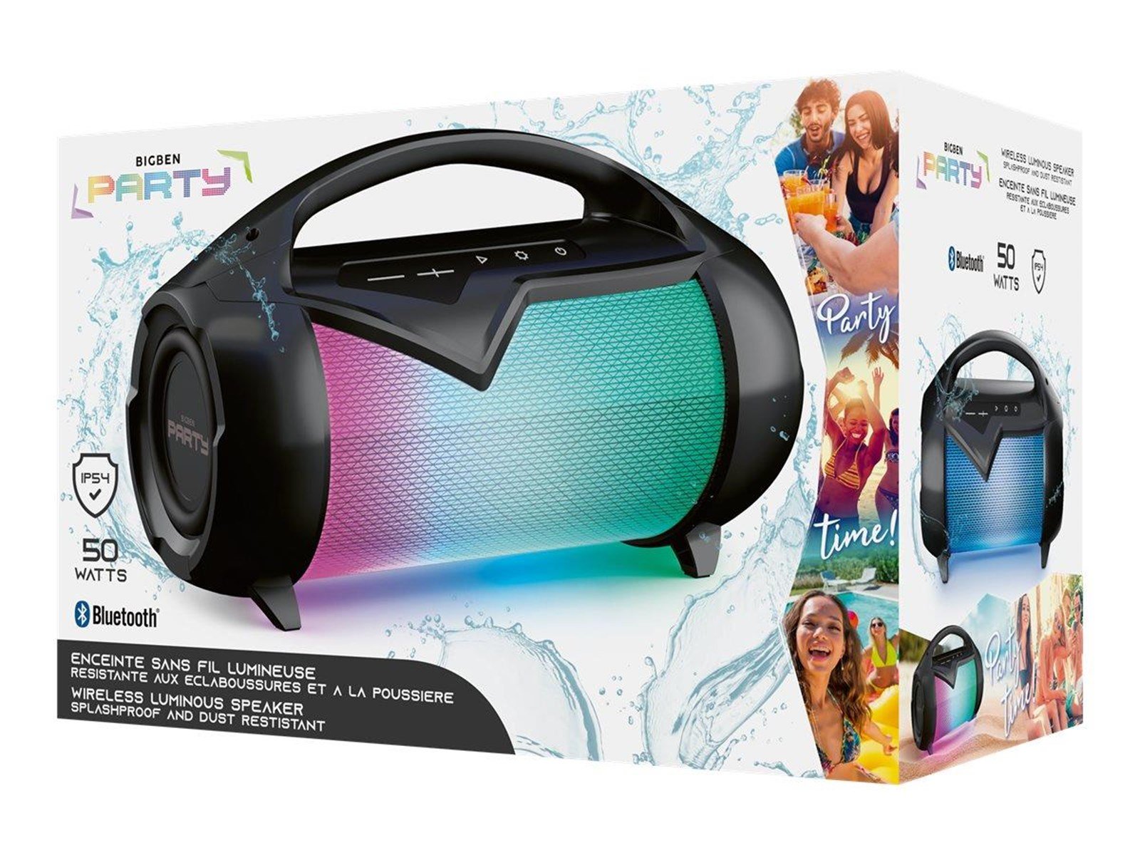 BigBen Interactive Bluetooth Speaker Party - Lite - Splashproof