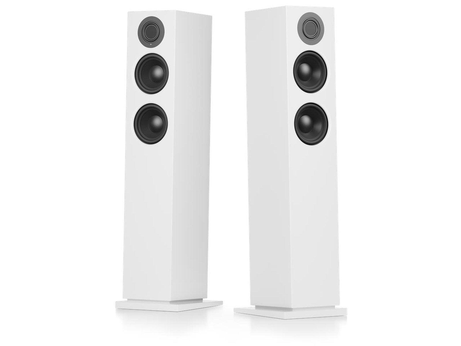 Audio Pro A48 Wifi Wireless Multiroom Home Entertainment Stereo Floorstanding Speaker - White