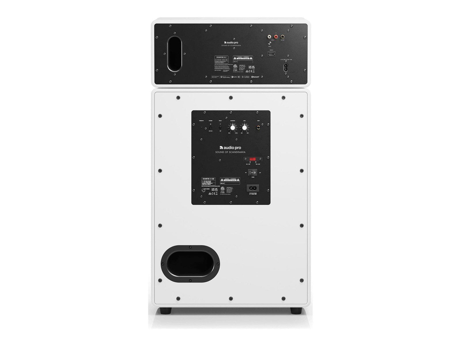 Audio Pro DRUMFIRE II Wifi Wireless Multiroom Speaker - White