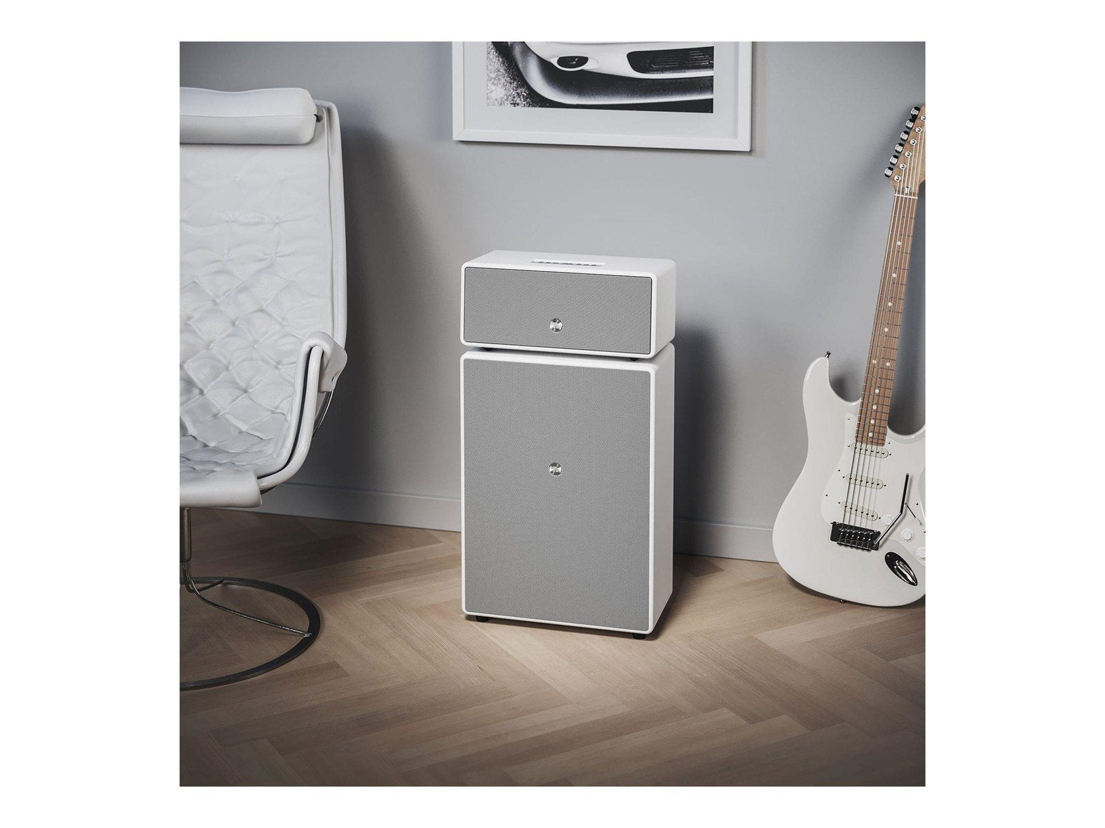 Audio Pro DRUMFIRE II Wifi Wireless Multiroom Speaker - White