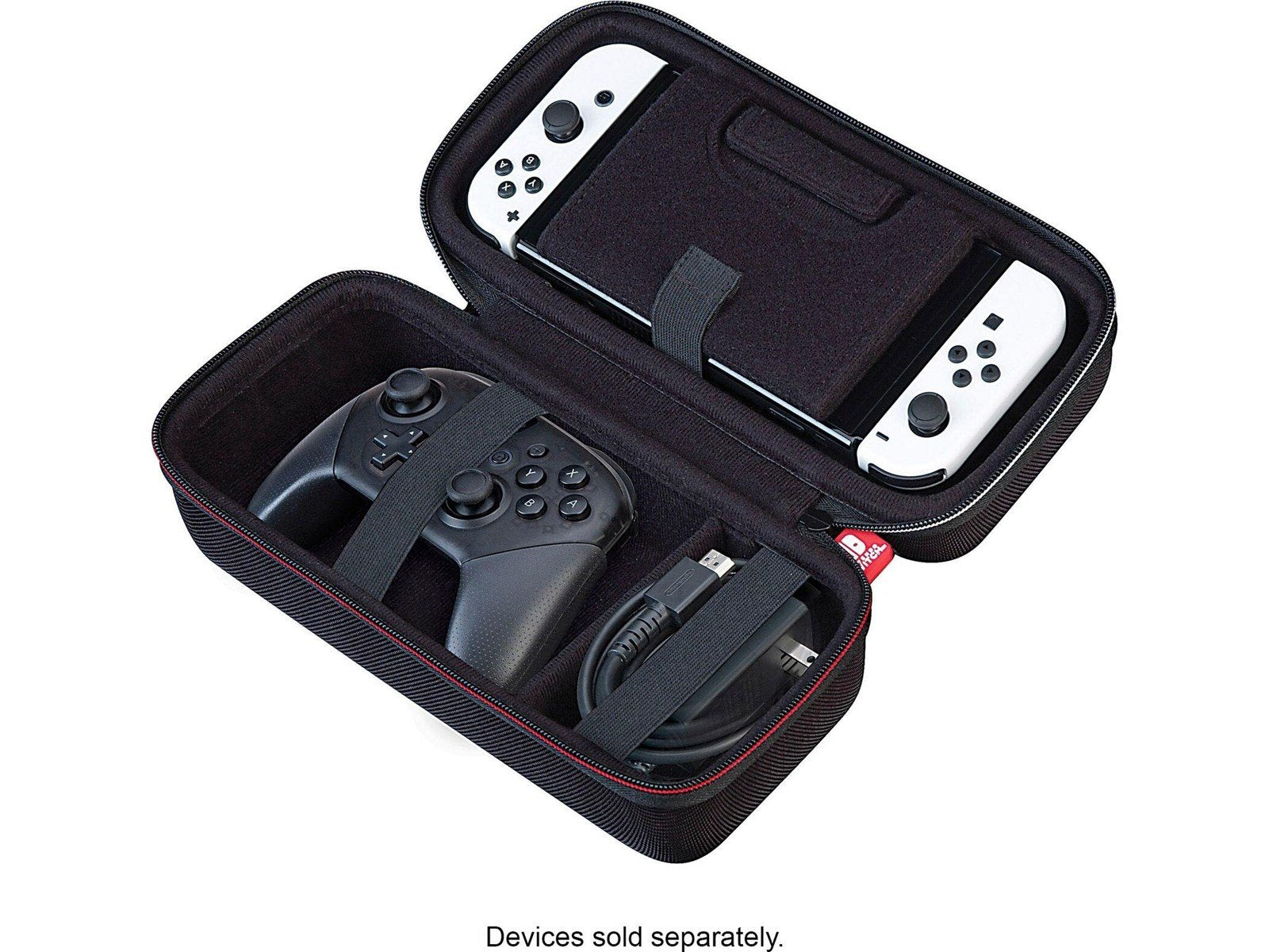 BigBen Interactive Official Traveler Deluxe System Case - Black (Nintendo Switch) - Miscellaneous Zubehör für Spielkonsole - Nin