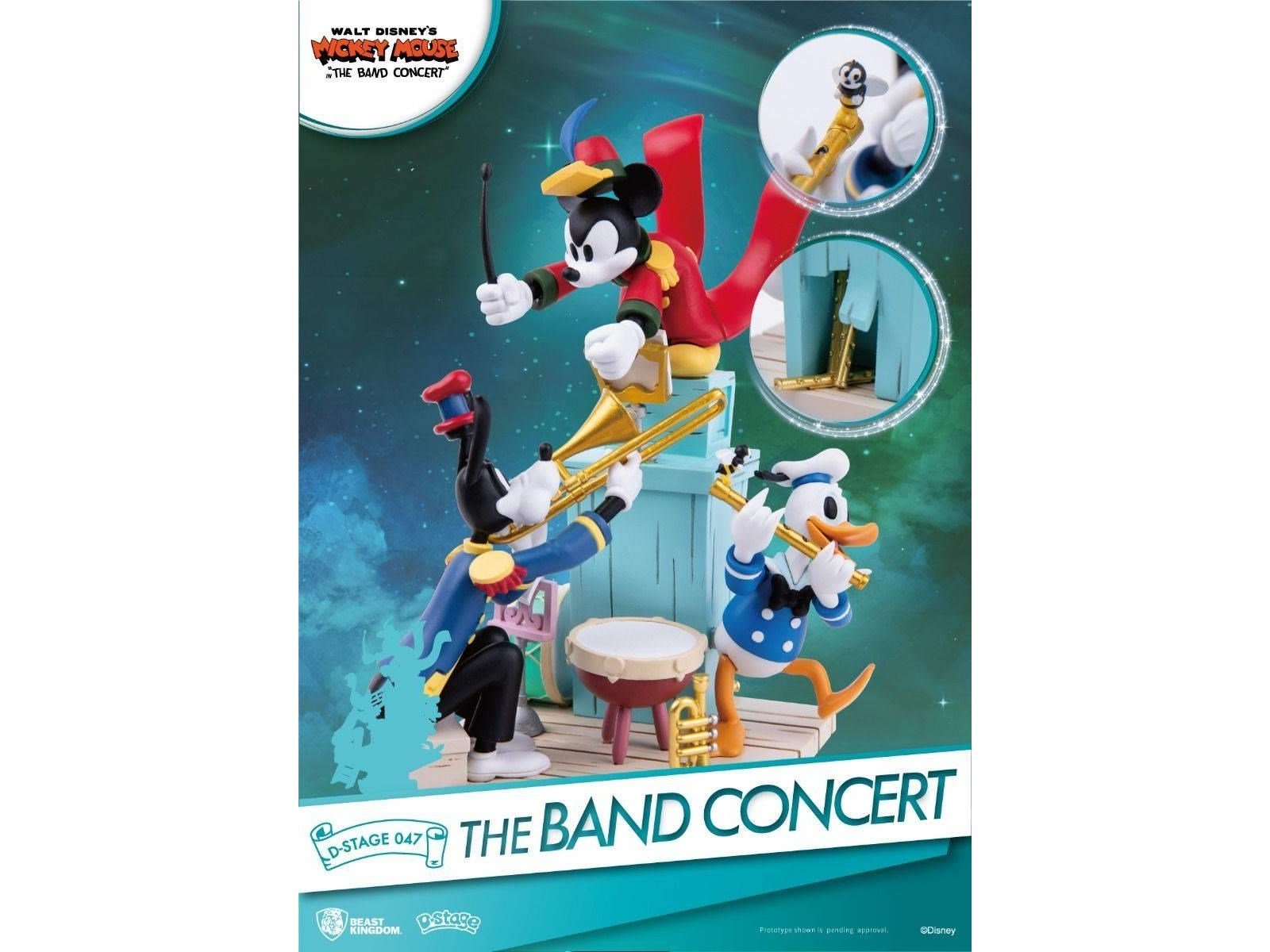 Beast Kingdom - Disney Mickey Mouse D-Stage 047 PVC Diorama The Band Concert - Figur