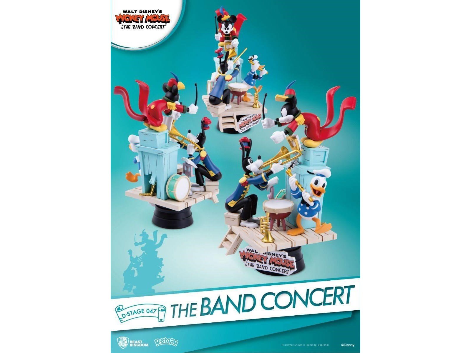 Beast Kingdom - Disney Mickey Mouse D-Stage 047 PVC Diorama The Band Concert - Figur