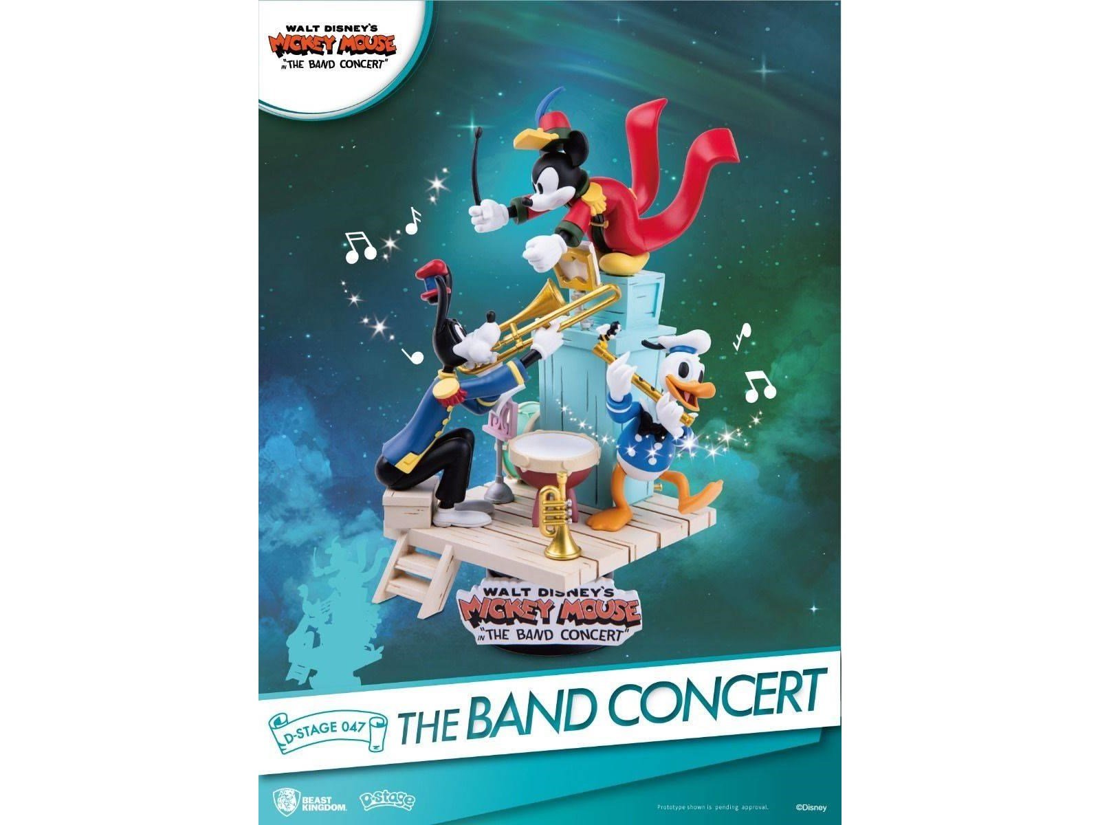 Beast Kingdom - Disney Mickey Mouse D-Stage 047 PVC Diorama The Band Concert - Figur