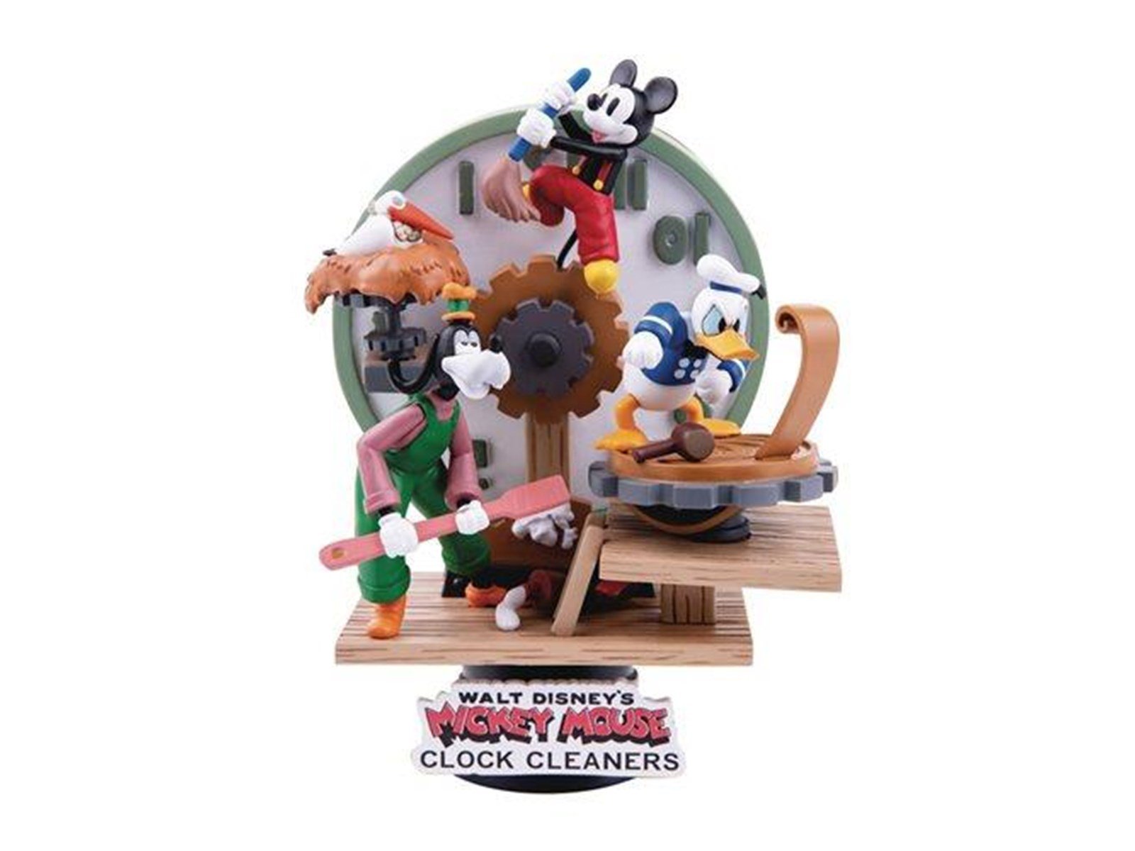 Beast Kingdom - Disney Mickey Mouse D-Stage PVC Diorama Clock Cleaners - Figur