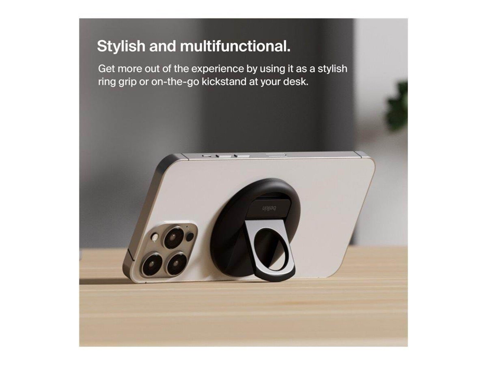 Belkin iPhone Mount with MagSafe for Mac - Black