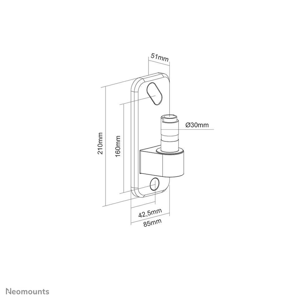 Neomounts WAH TIS -> WAH Adapter    weiЯ