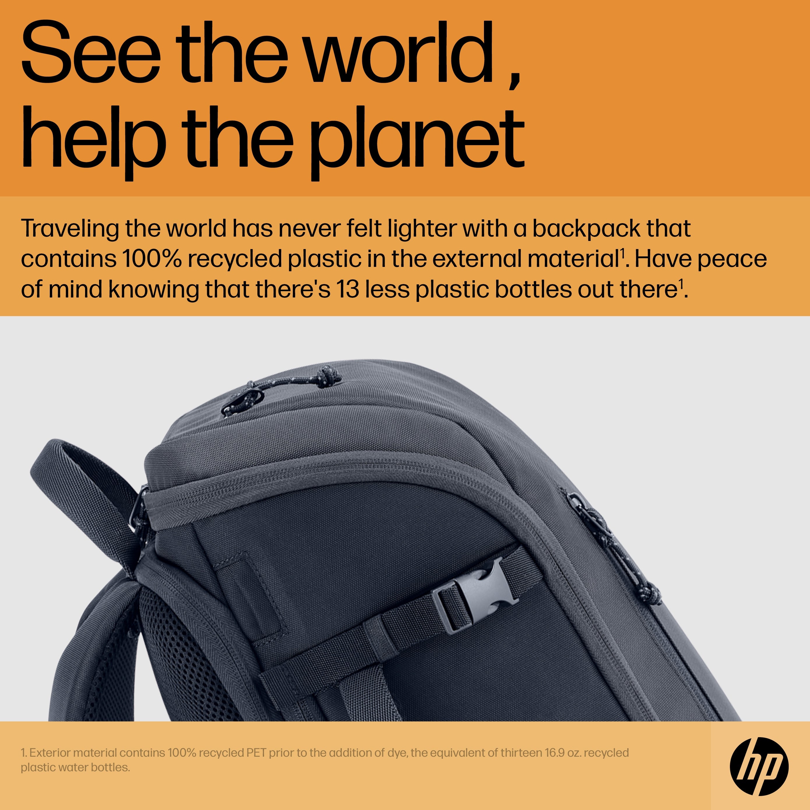 HP Travel - Notebook-Rucksack - 39,6 cm - bis zu 15,6