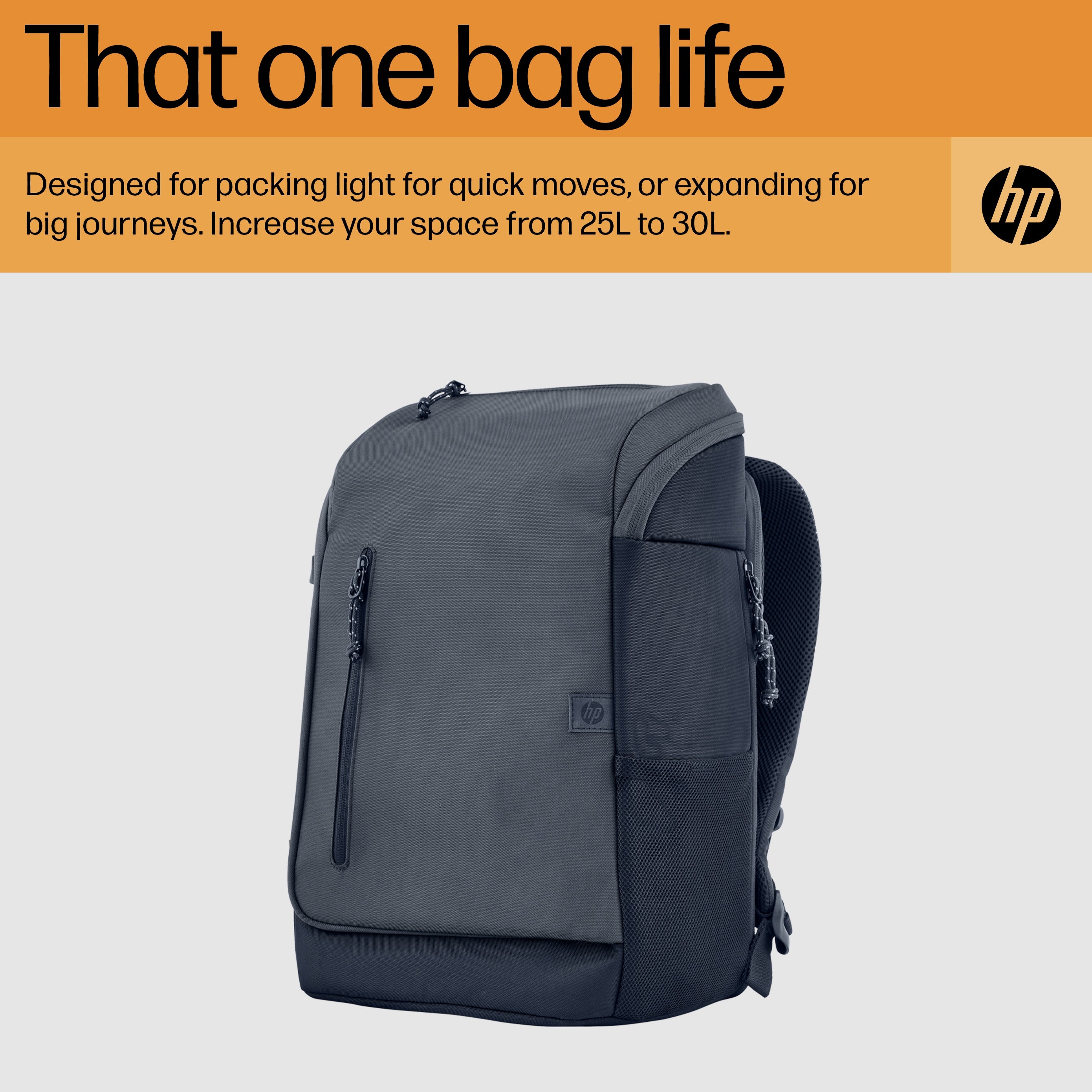 HP Travel - Notebook-Rucksack - 39,6 cm - bis zu 15,6