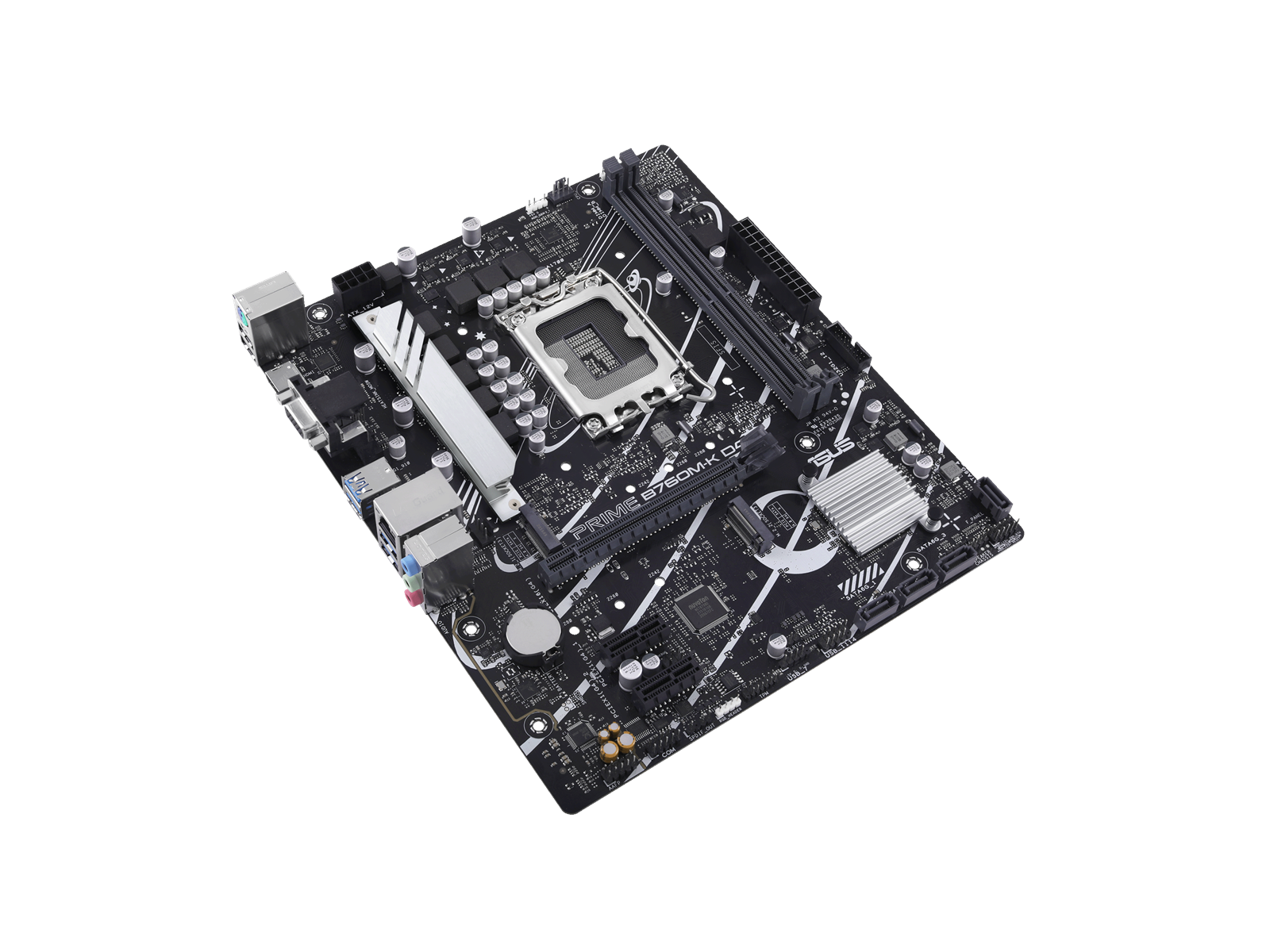 ASUS PRIME B760M-K D4 Mainboard - Intel B760 - Intel LGA1700 socket - DDR4 RAM - Micro-ATX
