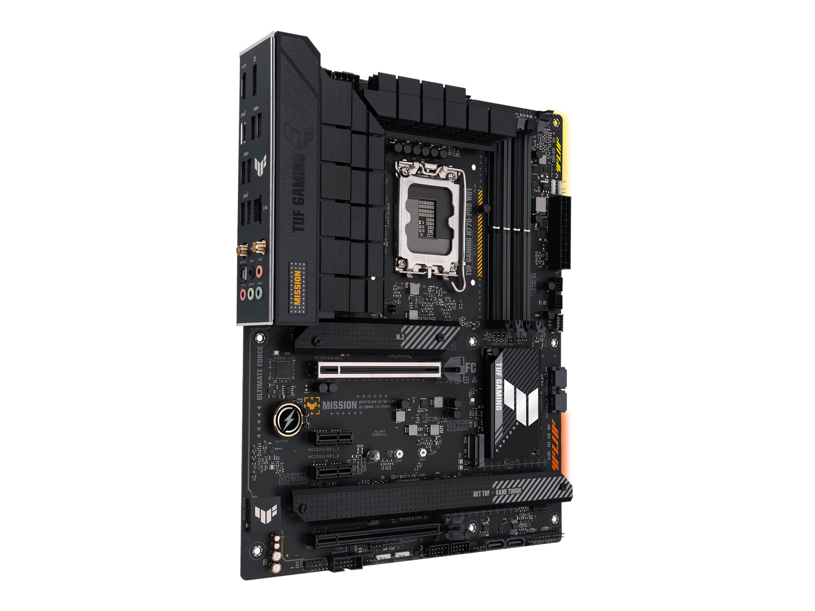 ASUS TUF GAMING H770-PRO WIFI Mainboard - Intel H770 - Intel LGA1700 socket - DDR5 RAM - ATX