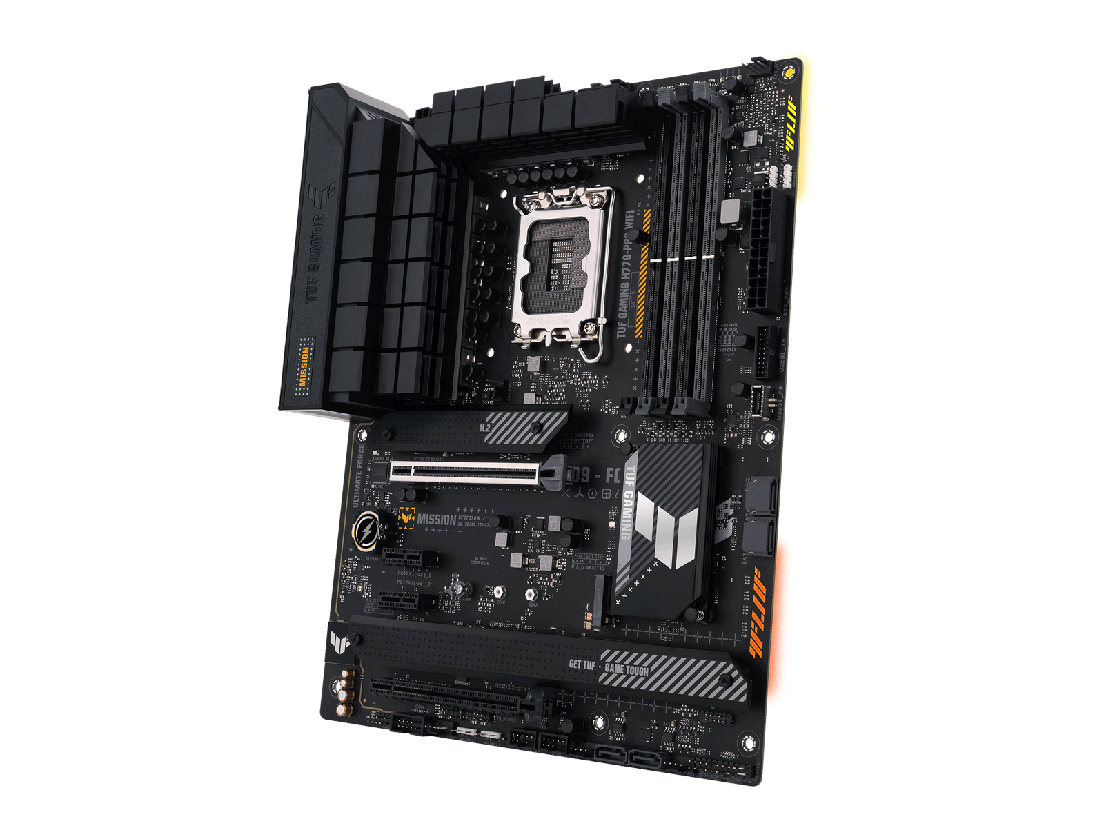 ASUS TUF GAMING H770-PRO WIFI Mainboard - Intel H770 - Intel LGA1700 socket - DDR5 RAM - ATX