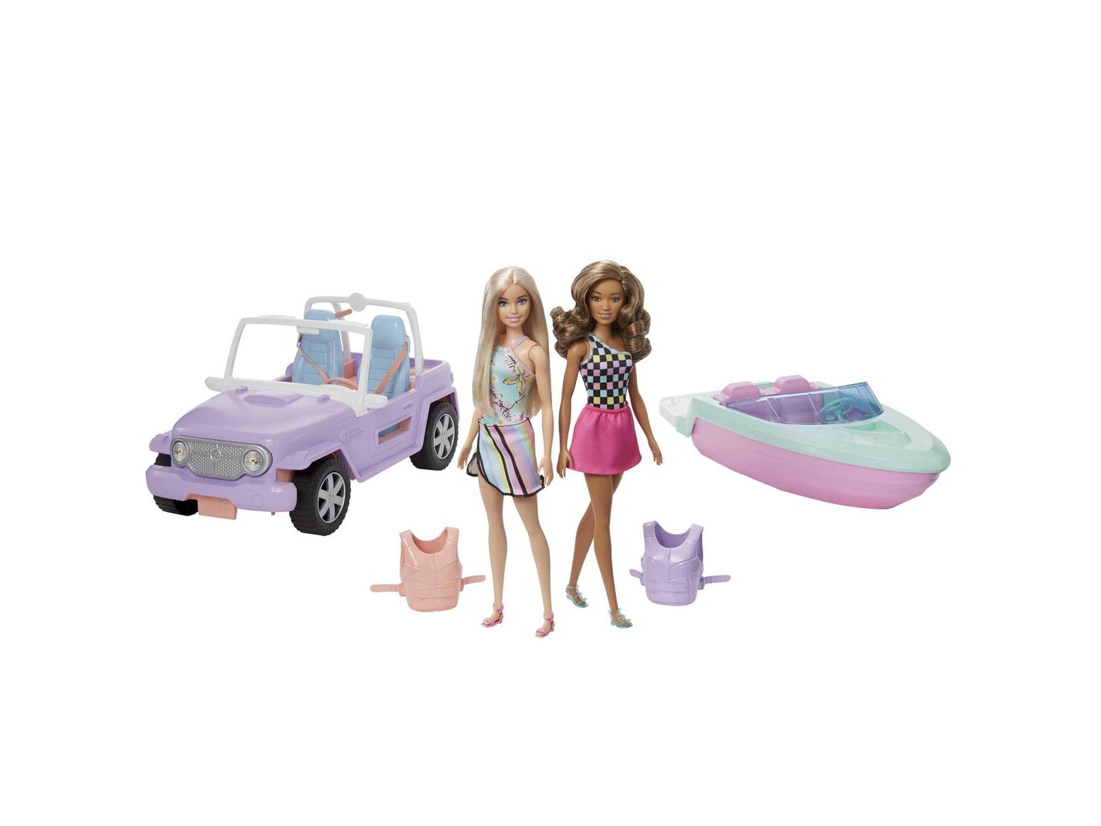 Barbie Dolls and Vehicles