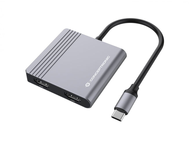 CONCEPTRONIC Dock USB-C->2xHDMI,1xUSB3.0,100WPD     0.25m gr