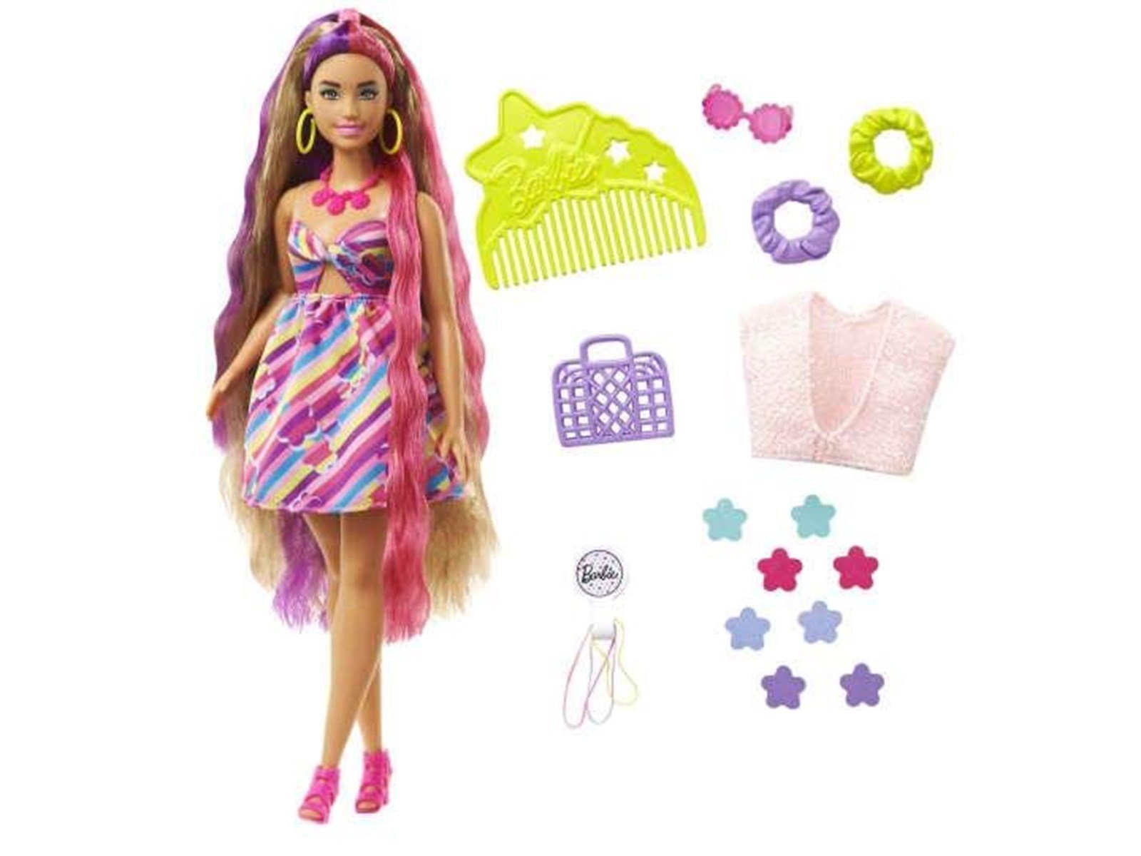 Barbie Totally Hair Flower-themed Doll