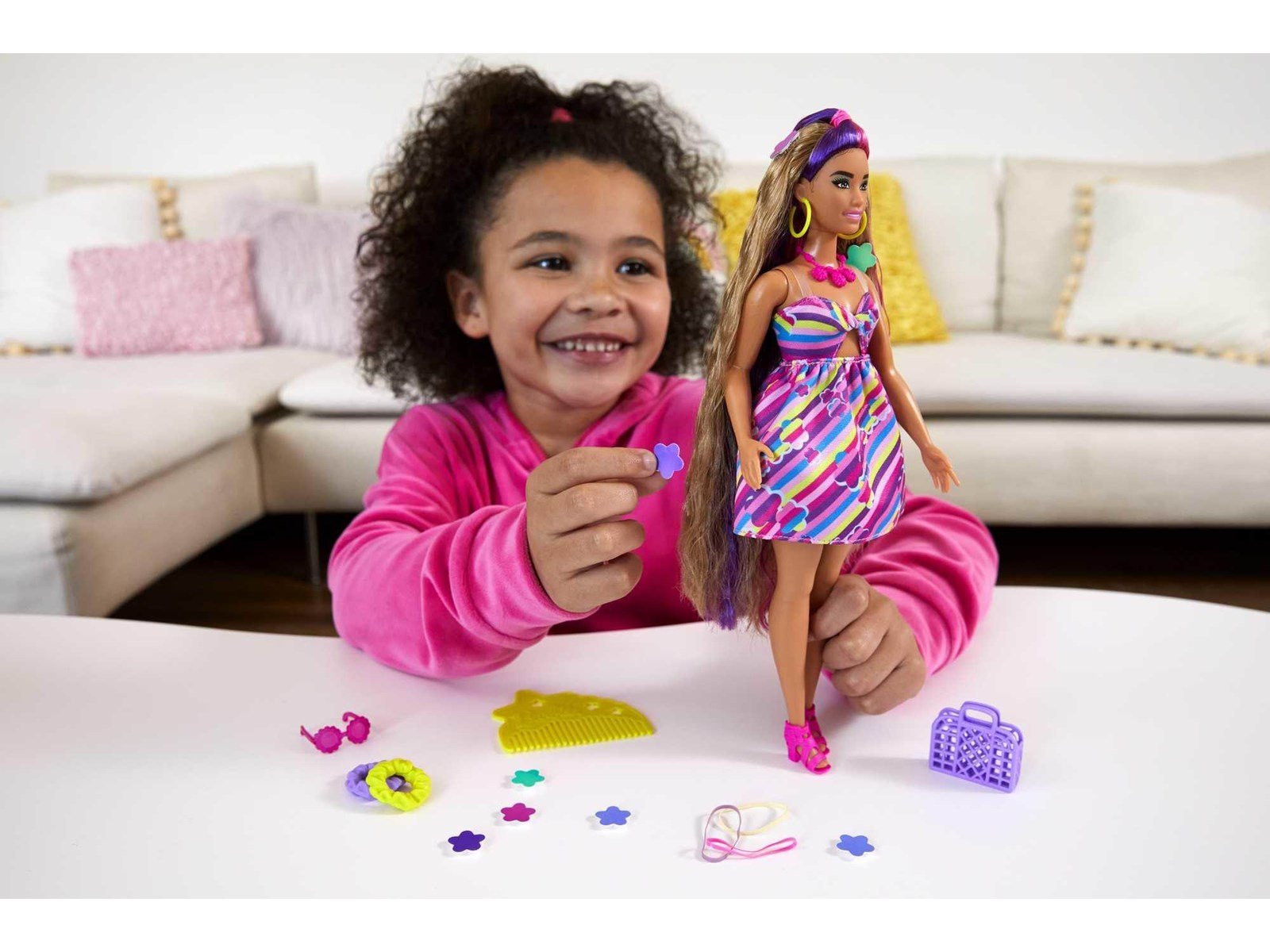 Barbie Totally Hair Flower-themed Doll