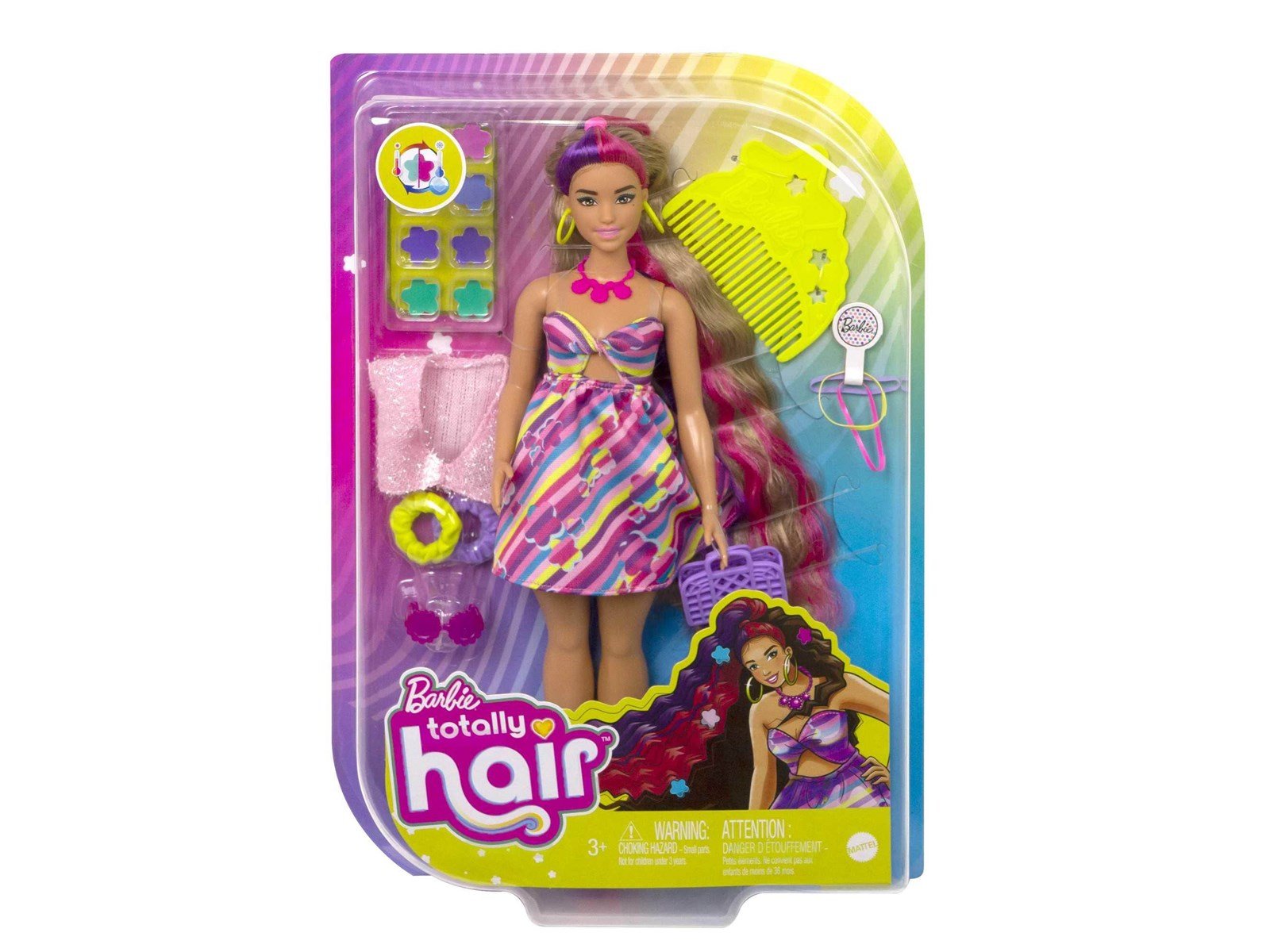 Barbie Totally Hair Flower-themed Doll