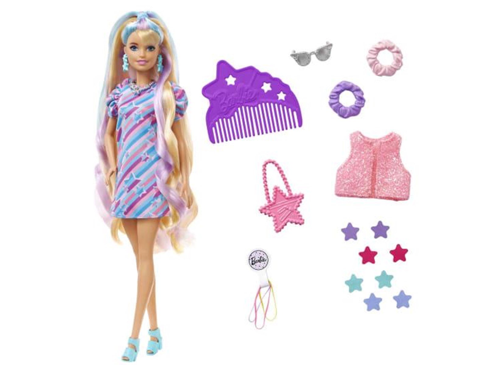 Barbie Totally Hair Star-themed Doll