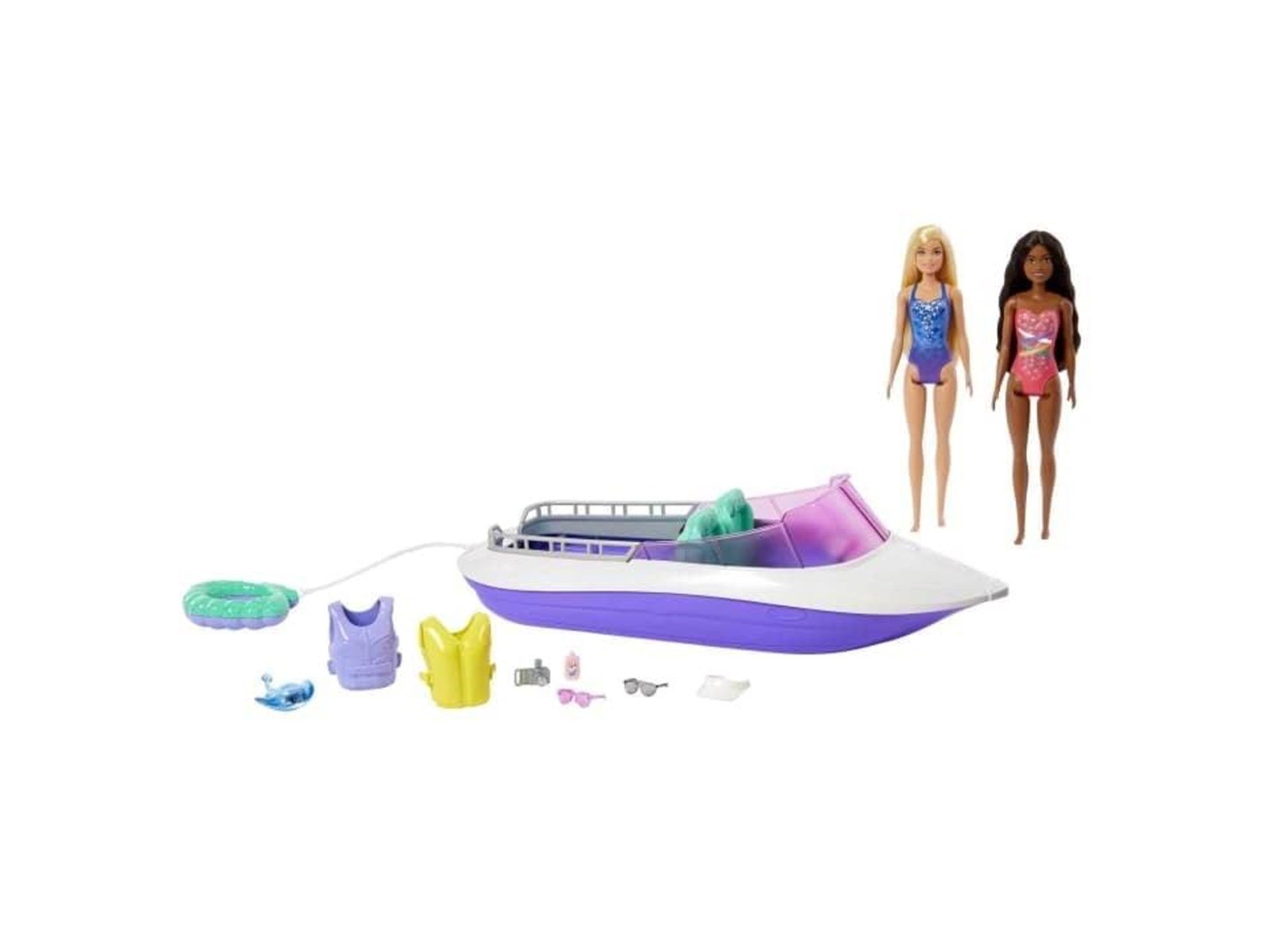 Barbie Mermaid Power Dolls & Boat Playset
