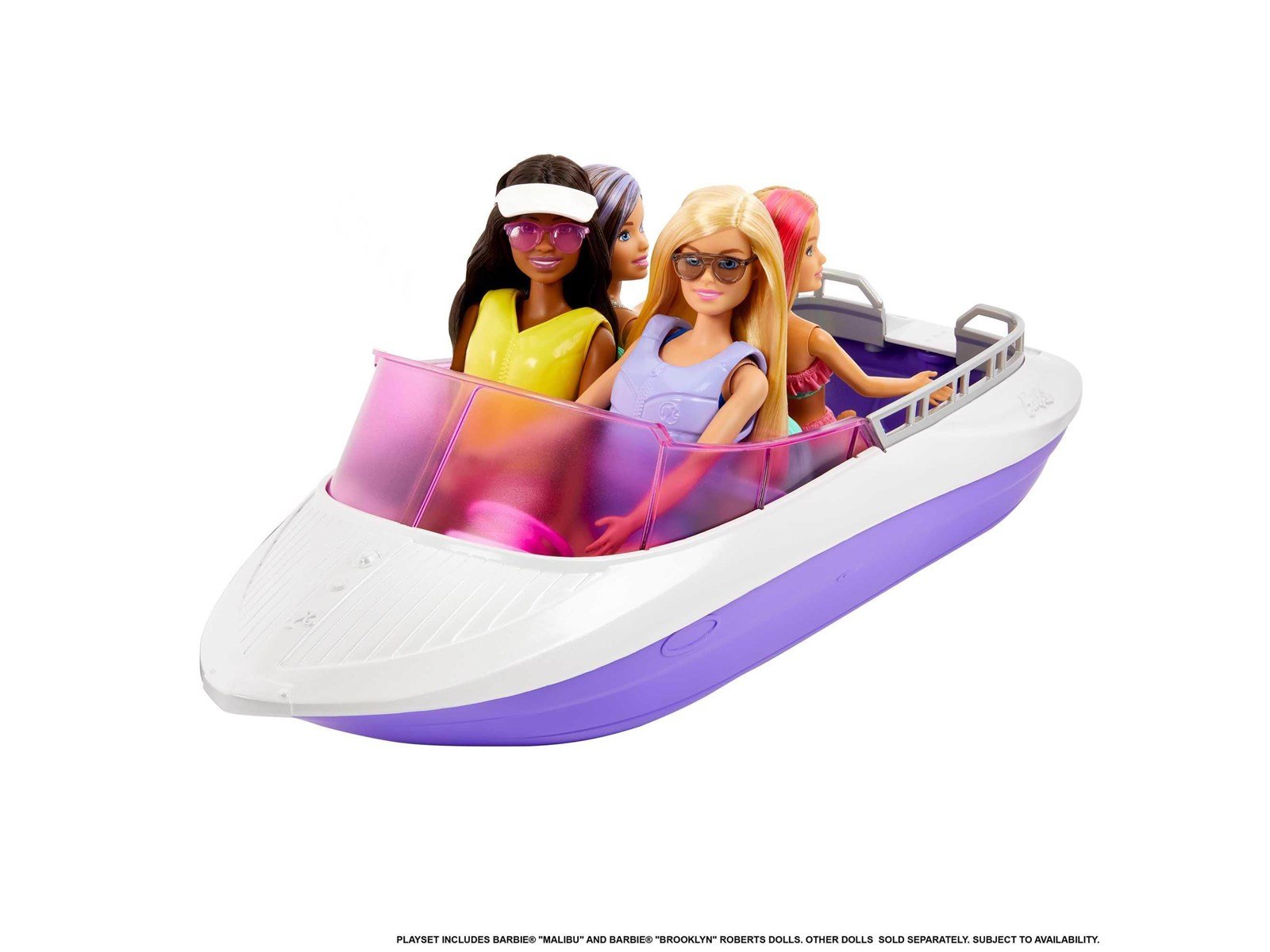 Barbie Mermaid Power Dolls & Boat Playset