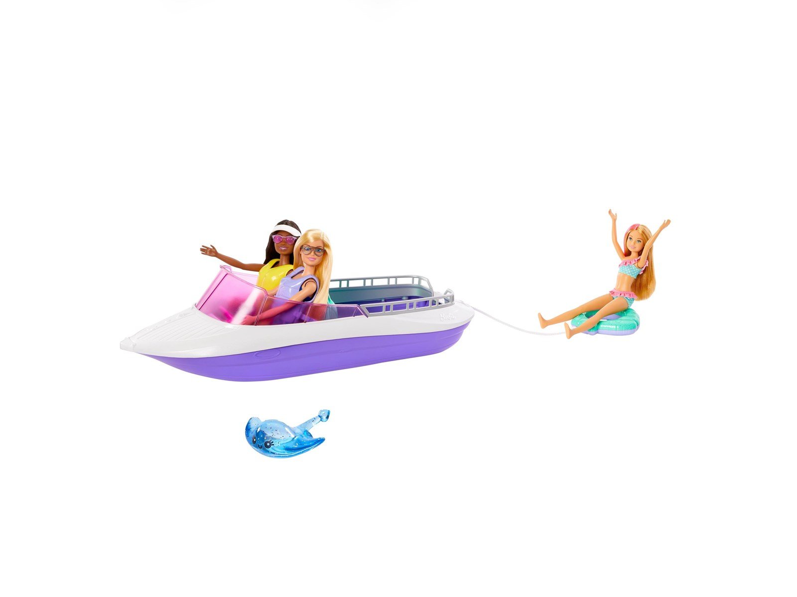 Barbie Mermaid Power Dolls & Boat Playset