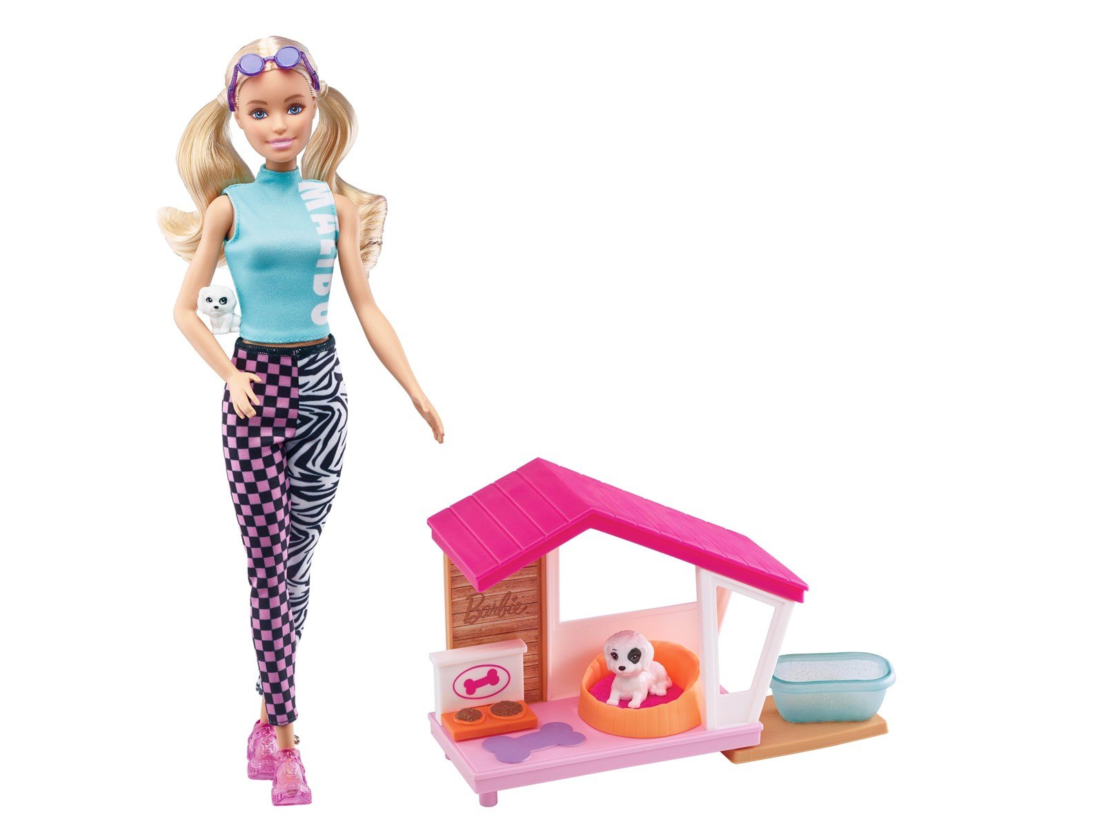 Barbie Mini Playset with Pets