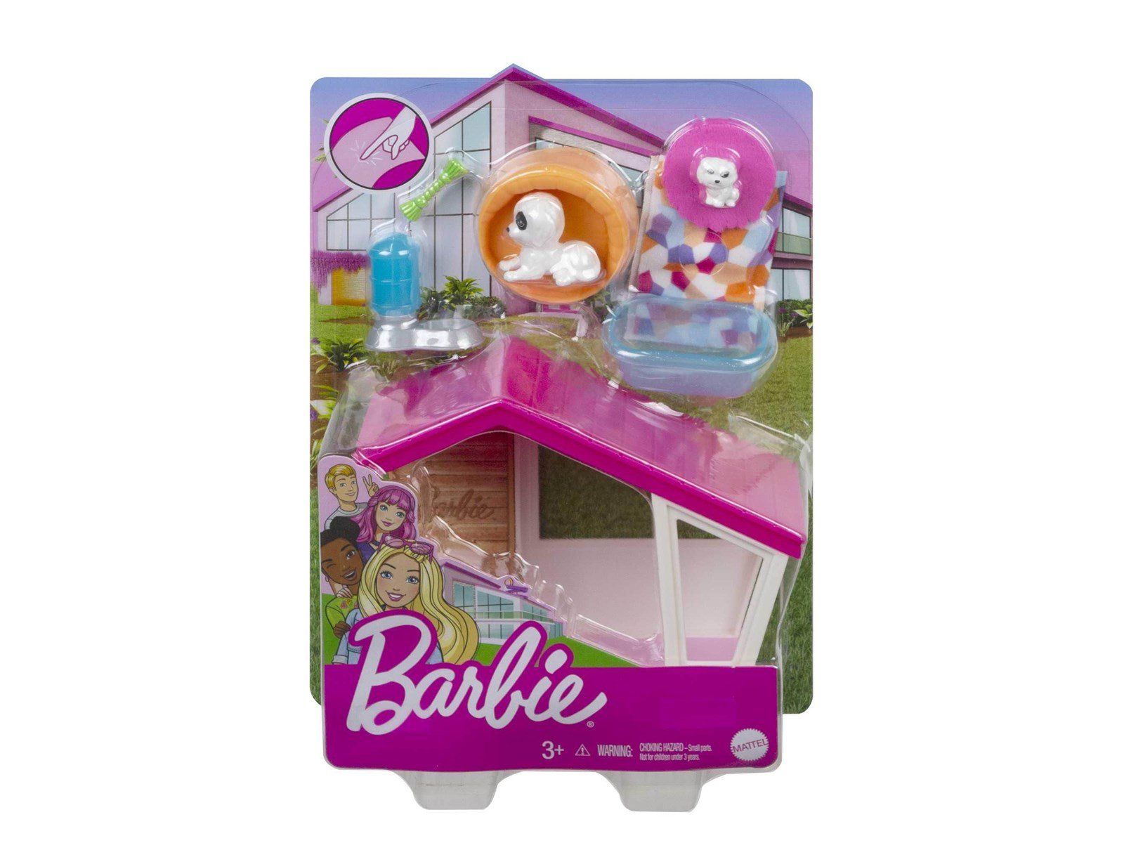 Barbie Mini Playset with Pets